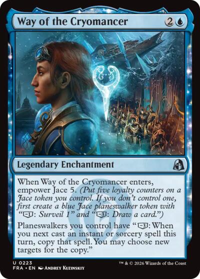 Way of the Cryomancer FRA 223 Magic card