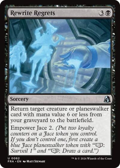 Rewrite Regrets FRA 62 Magic card