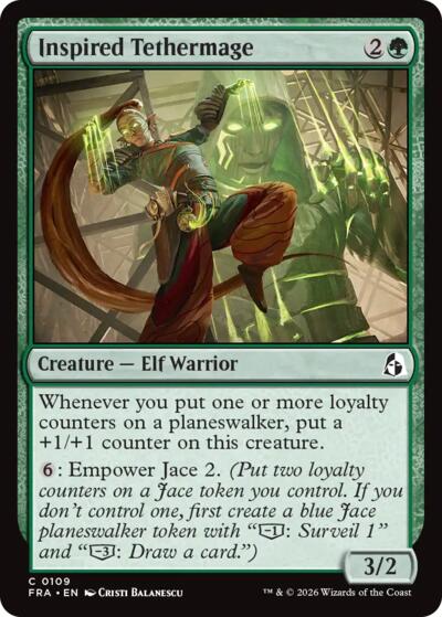 Inspired Tethermage FRA 109 Magic card