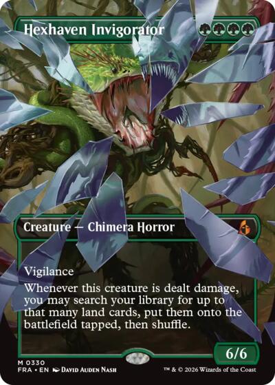 Hexhaven Invigorator (Borderless) from FRA #330, Magic: The Gathering card