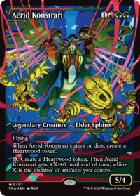 Aerid Konstrari (Showcase) (0407) - Magic: The Gathering Reality Fracture trading card