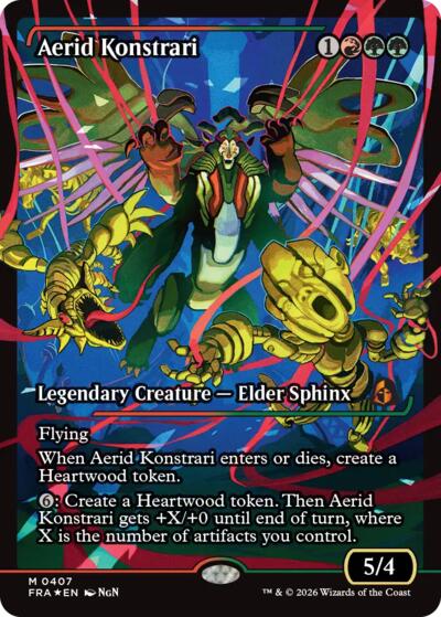 Aerid Konstrari (Showcase) from FRA #407, Magic: The Gathering card