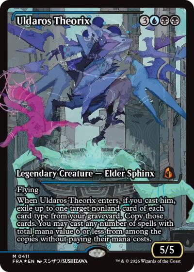 Uldaros Theorix (Showcase) from FRA #411, Magic: The Gathering card