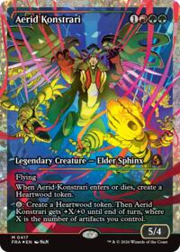 Aerid Konstrari (Showcase) (Fracture Foil) (0417) - Magic: The Gathering Reality Fracture trading card