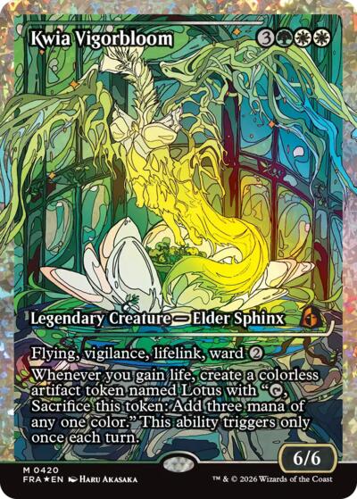 Kwia Vigorbloom (Showcase) (Fracture Foil) (0420), Reality Fracture