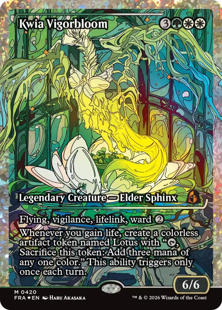 Kwia Vigorbloom (Showcase) (Fracture Foil)