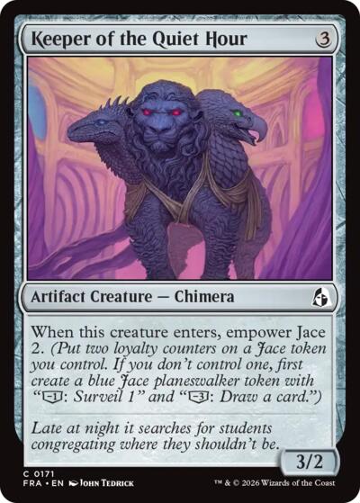 Keeper of the Quiet Hour from FRA #171, Magic: The Gathering card