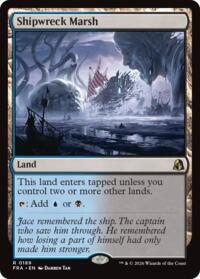 Shipwreck Marsh - Magic: The Gathering Reality Fracture trading card