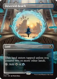 Deserted Beach (Borderless) - Magic: The Gathering Reality Fracture trading card