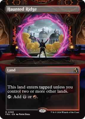 Haunted Ridge (Borderless) #398 – Reality Fracture (Rare)
