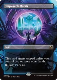 Shipwreck Marsh (Borderless) - Magic: The Gathering Reality Fracture trading card