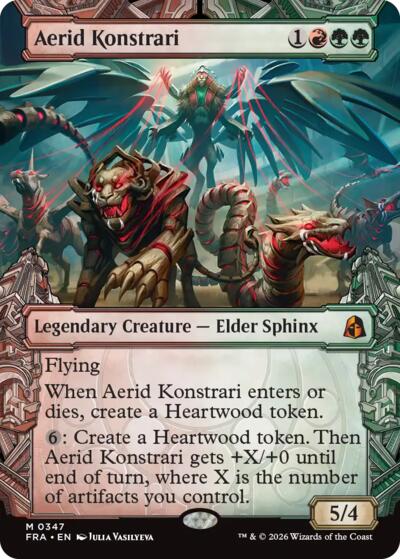 Aerid Konstrari (Showcase) from FRA #347, Magic: The Gathering card