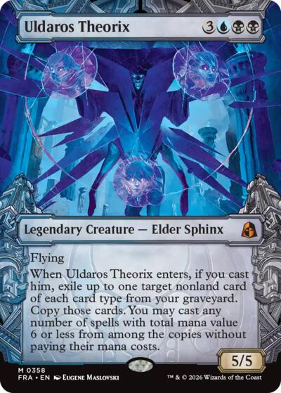 Uldaros Theorix (Showcase) from FRA #358, Magic: The Gathering card