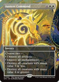 Austere Command (Borderless) - Magic: The Gathering Special Guests trading card