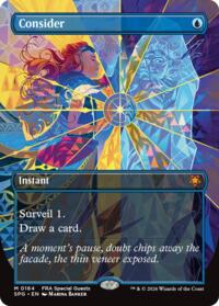 Consider (Borderless) - Magic: The Gathering Special Guests trading card