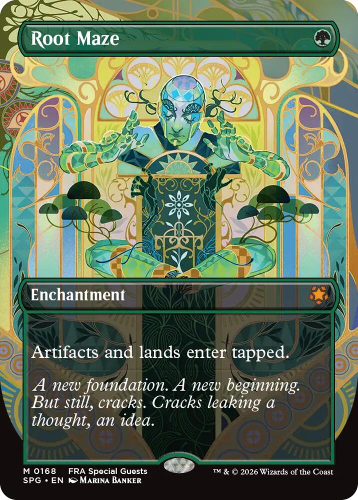 Root Maze (Borderless Foil)
