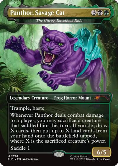The Gitrog, Ravenous Ride (Secret Lair) from SLD #2791, Magic: The Gathering card