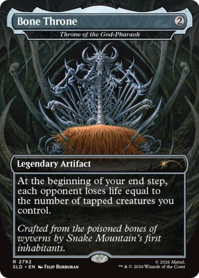 Throne of the God-Pharaoh (Secret Lair) from SLD #2792, Magic: The Gathering card