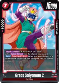 Great Saiyaman 2 - FB11-004 - Dragon Ball Super: Fusion World Brightness of Hope trading card