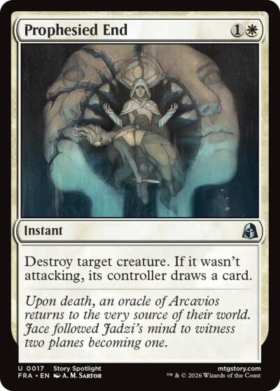 Prophesied End from FRA #17, Magic: The Gathering card