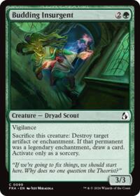 Budding Insurgent - Magic: The Gathering Reality Fracture trading card