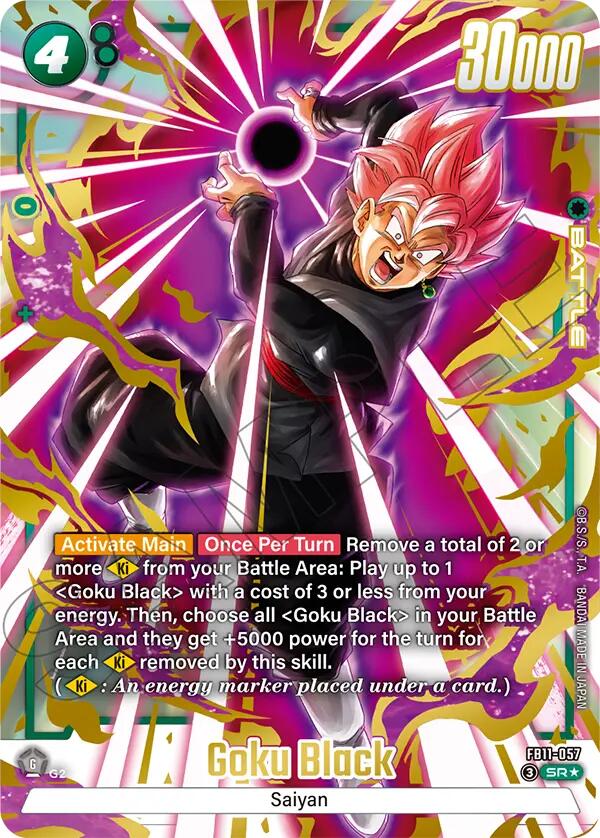 Goku Black - FB11-057 (Alternate Art)