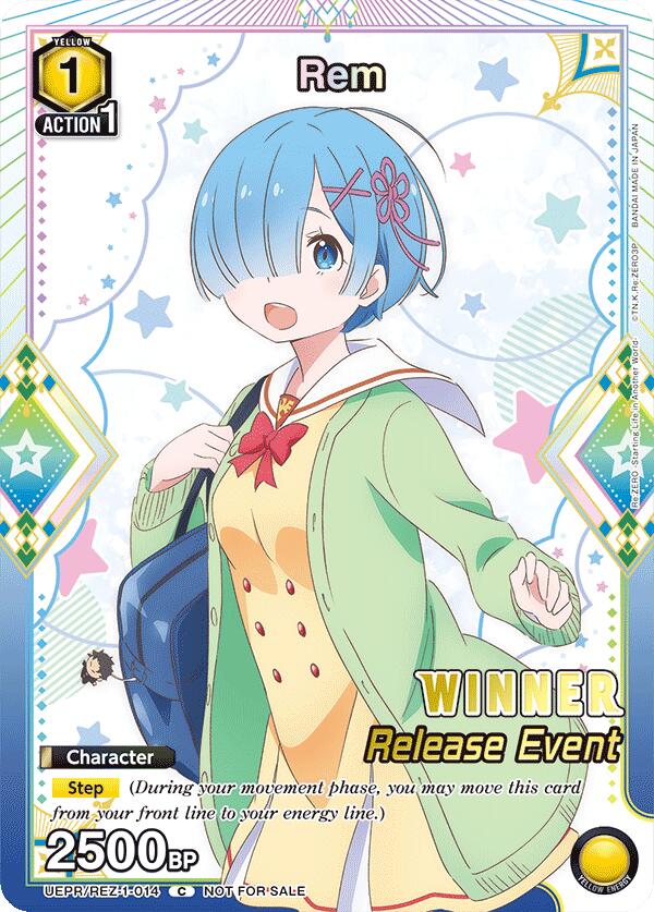 Rem (014) (UE24BT: Re:ZERO -Starting Life in Another World- Release Event Cards) — Union Arena card
