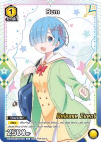 Rem (014) (Release Event Participation) - Union Arena UE24BT: Re:ZERO -Starting Life in Another World- Release Event Cards trading card