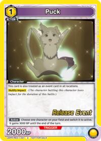 Puck (001) - Union Arena UE24BT: Re:ZERO -Starting Life in Another World- Release Event Cards trading card