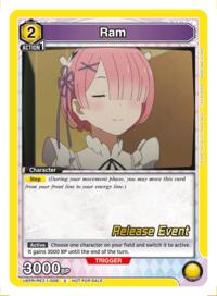 Ram (008) - Union Arena UE24BT: Re:ZERO -Starting Life in Another World- Release Event Cards trading card