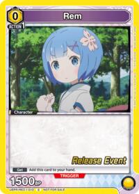 Rem (012) - Union Arena UE24BT: Re:ZERO -Starting Life in Another World- Release Event Cards trading card