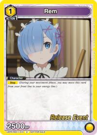 Rem (014) - Union Arena UE24BT: Re:ZERO -Starting Life in Another World- Release Event Cards trading card