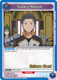 Subaru Natsuki (038) - Union Arena UE24BT: Re:ZERO -Starting Life in Another World- Release Event Cards trading card