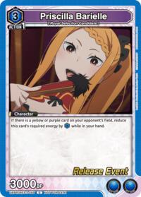 Priscilla Barielle - Union Arena UE24BT: Re:ZERO -Starting Life in Another World- Release Event Cards trading card