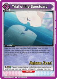 Trial of the Sanctuary - Union Arena UE24BT: Re:ZERO -Starting Life in Another World- Release Event Cards trading card