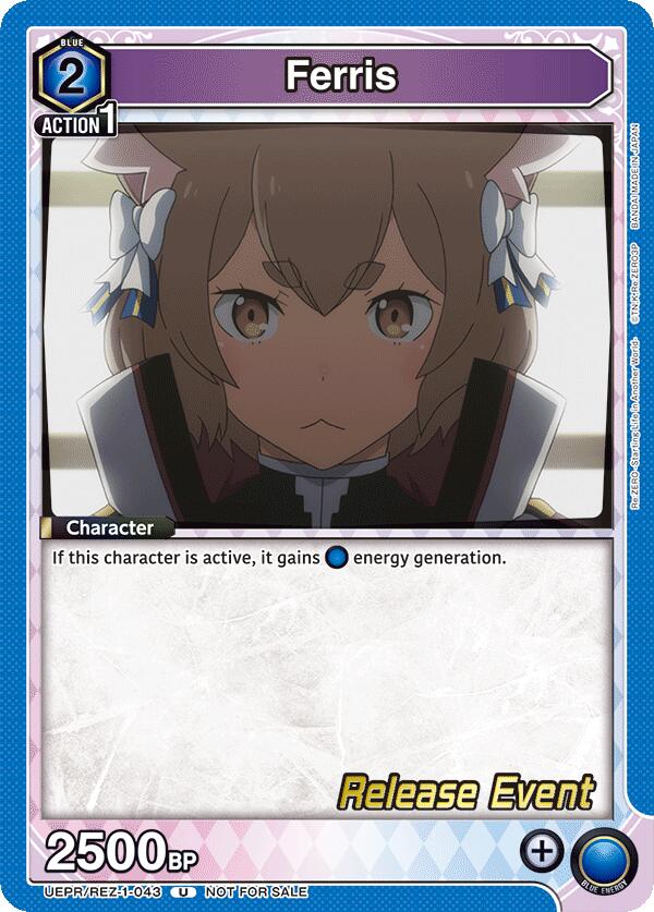 Ferris (043) (UE24BT: Re:ZERO -Starting Life in Another World- Release Event Cards) — Union Arena card