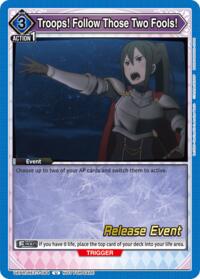 Troops! Follow Those Two Fools! - Union Arena UE24BT: Re:ZERO -Starting Life in Another World- Release Event Cards trading card