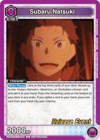 Subaru Natsuki (069) - Union Arena UE24BT: Re:ZERO -Starting Life in Another World- Release Event Cards trading card