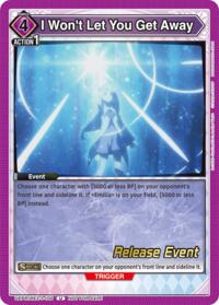 I Won't Let You Get Away - Union Arena UE24BT: Re:ZERO -Starting Life in Another World- Release Event Cards trading card