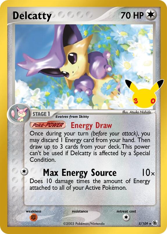 Delcatty 5/109 from ME: 30th Celebration Classic Collection