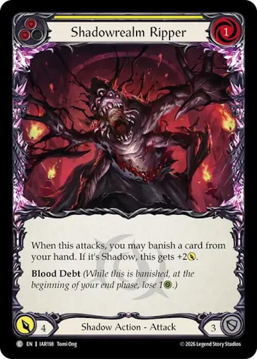 Shadowrealm Ripper (Yellow) IAR198/287 — Usurp the Shadow Throne