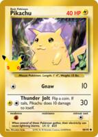Pikachu card art