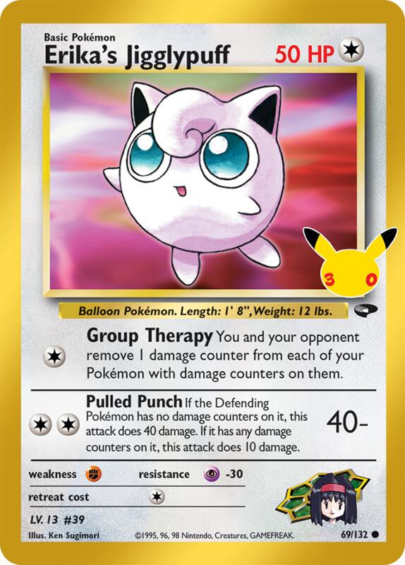Erika's Jigglypuff 69/132 from ME: 30th Celebration Classic Collection