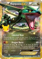 Rayquaza EX card art