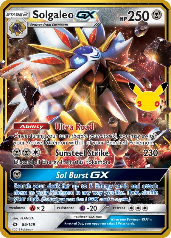 Solgaleo GX 89/149 from ME: 30th Celebration Classic Collection