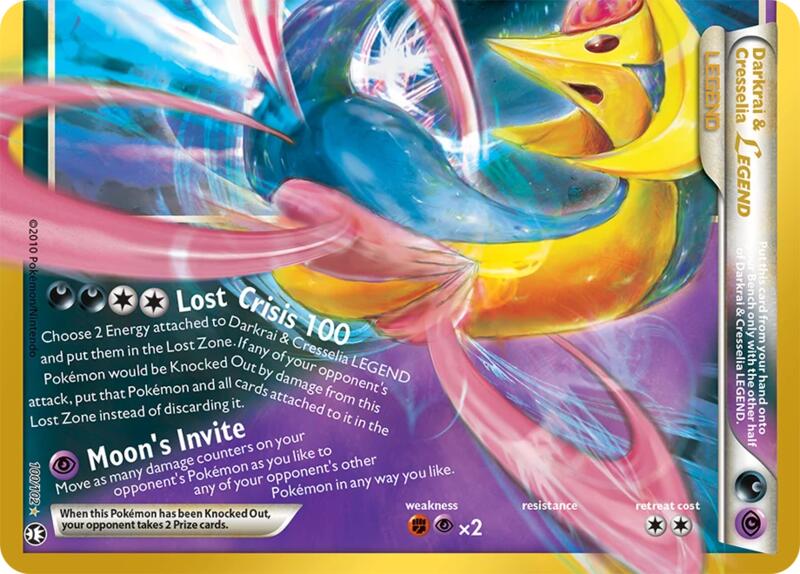 Darkrai & Cresselia Legend (Bottom) 100/102 from ME: 30th Celebration Classic Collection