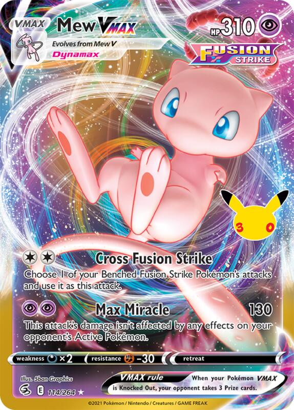 Mew VMAX 114/264 from ME: 30th Celebration Classic Collection