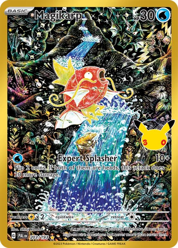 Magikarp 203/193 from ME: 30th Celebration Classic Collection