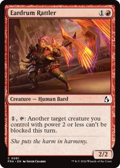 Eardrum Rattler from FRA #81, Magic: The Gathering card