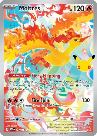 Moltres 130/128 from ME: 30th Celebration